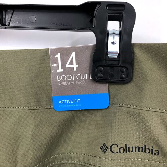 COLUMBIA Womens Silver Ridge Utility Convertible Hiking Pants 14 Stone Green NWT - Picture 13 of 15